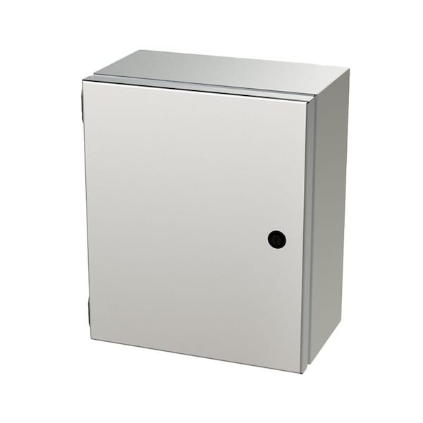1/4 Turn Latch Electrical Enclosures, 12 in H, 6 in D, 10 in W, NEMA 3R, 4, 4X, 12, 13